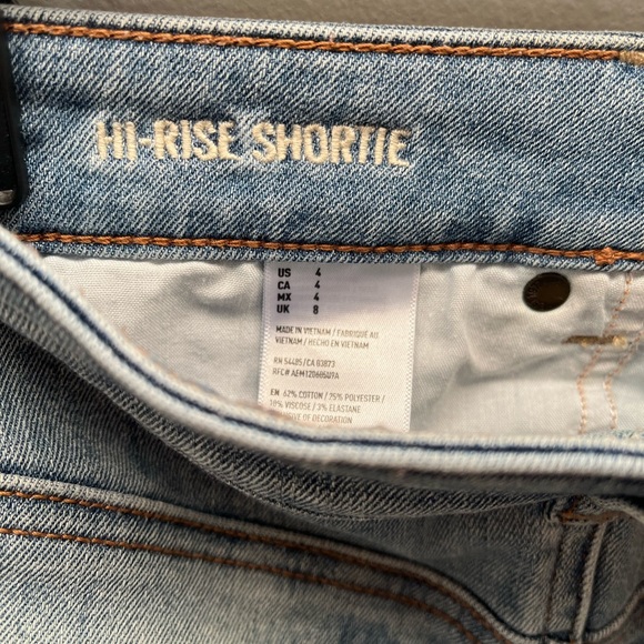 American Eagle Size 4 Super Super Stretch High Rise Shorti - Picture 4 of 4